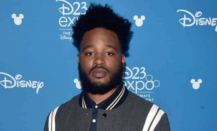 Ryan Coogler on red carpet Disney