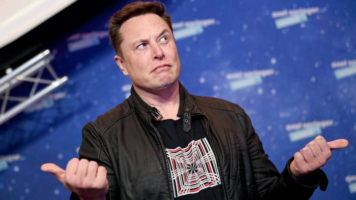 Elon Musk photographed in Berlin