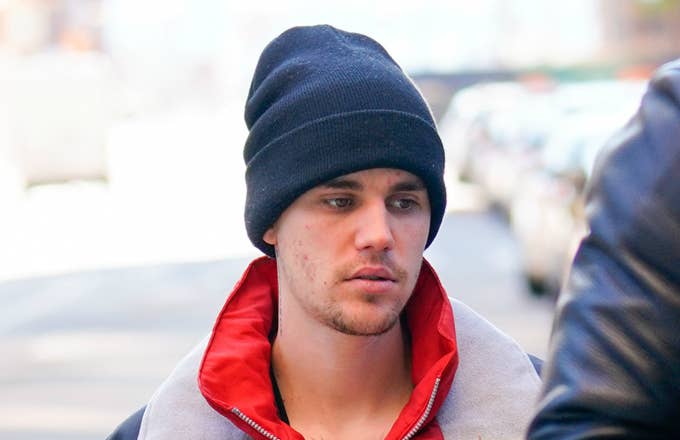Justin Bieber is seen on February 16, 2019 in New York City