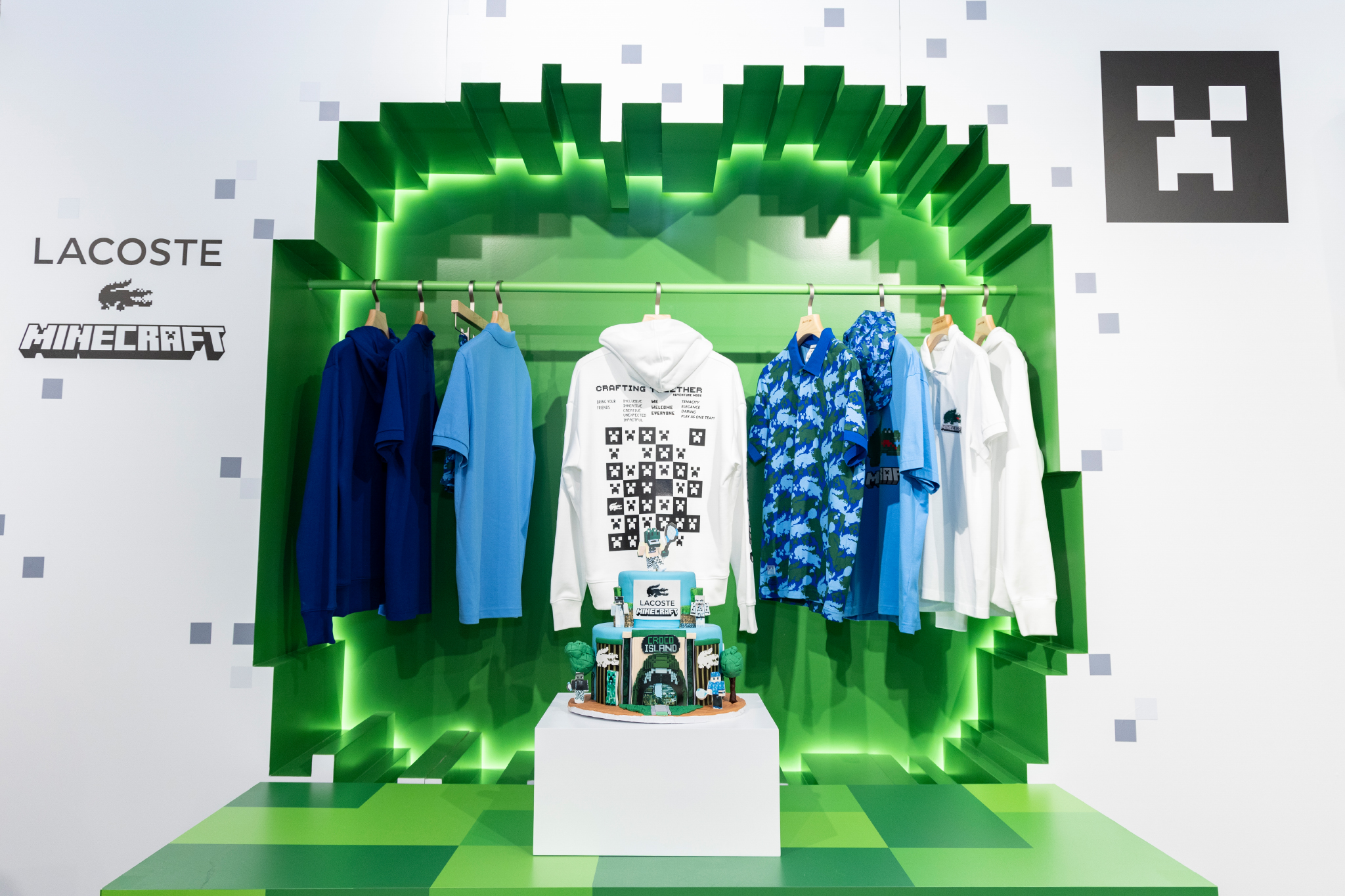 Lacoste Celebrates Its New Minecraft Collab With an Immersive NYC  Experience