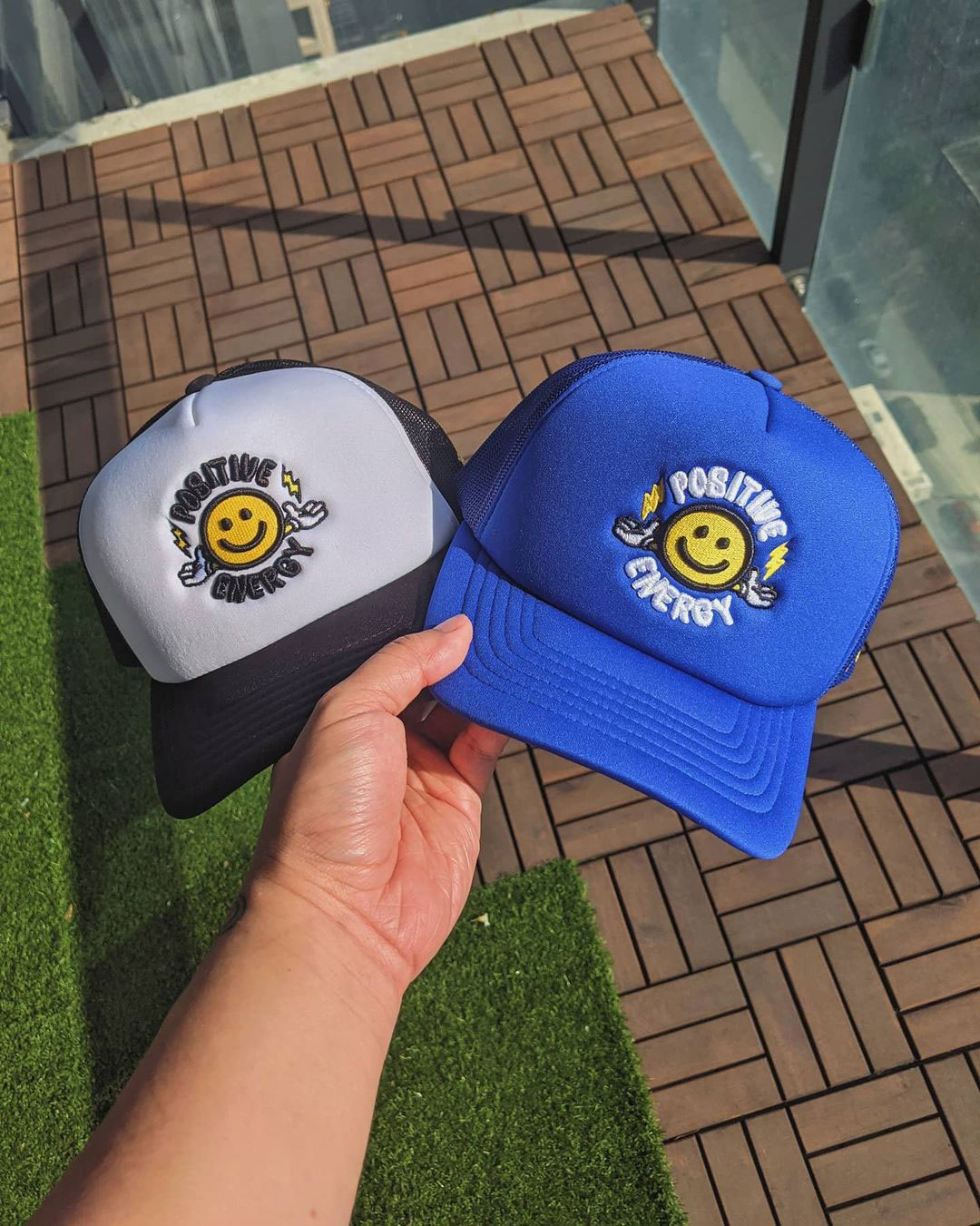 Positive Energy streetwear brand hats