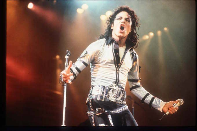 Michael Jackson performing