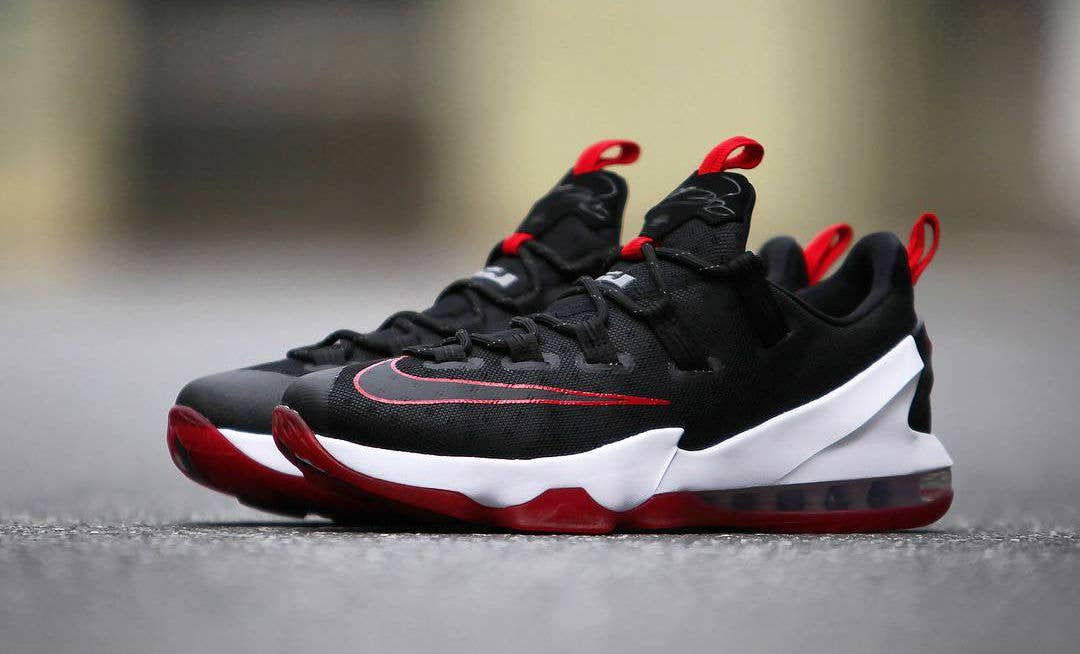 Nike LeBron 13 Low Black/Red (1)