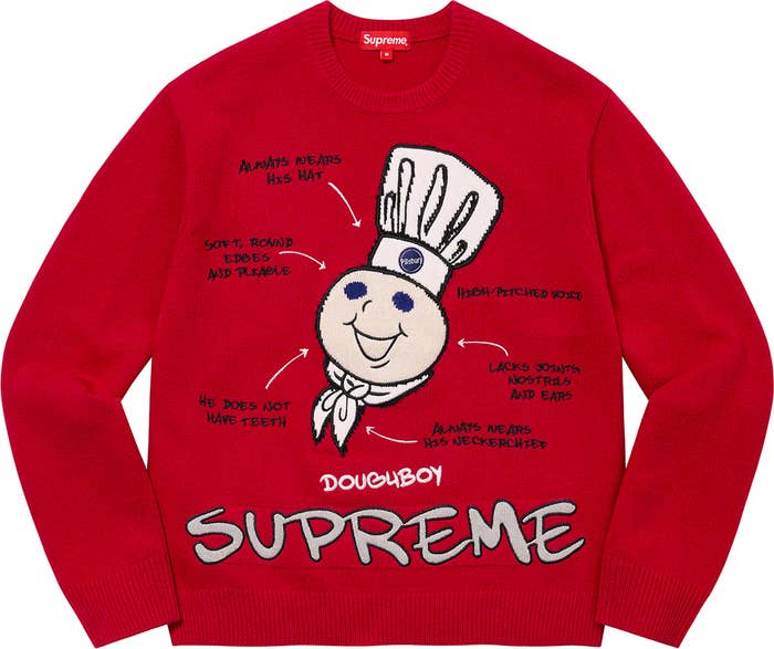 Supreme x Pillsbury Dough Boy Sweater