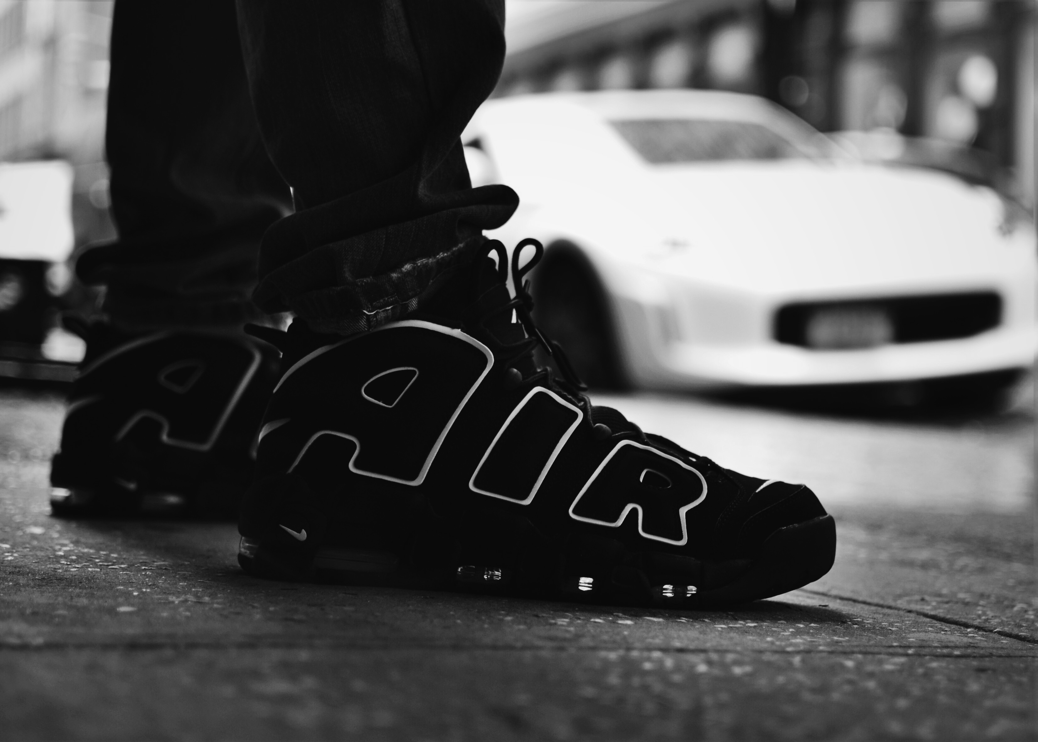 Nike Air More Uptempo &quot;Black/White&quot;