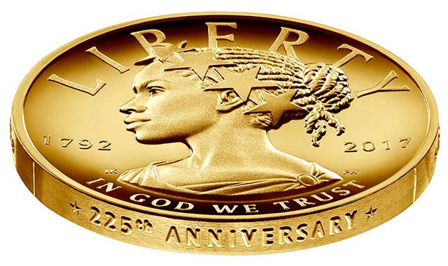 Lady Liberty 225th Anniversary Coin