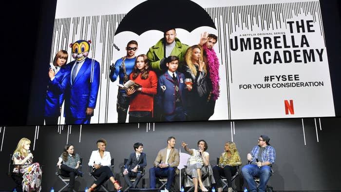 &#x27;The Umbrella Academy&#x27; cast does a Q&amp;A.