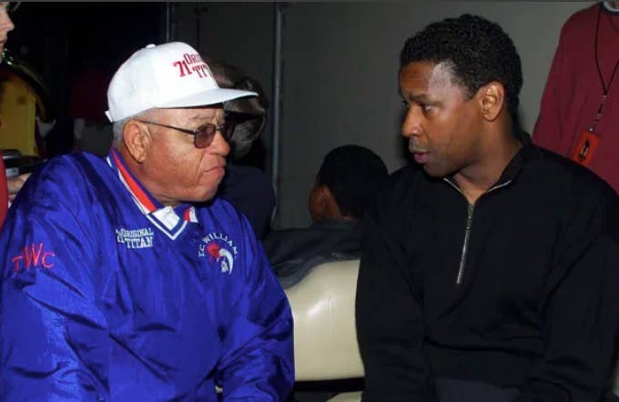 Denzel Washington and Herman Boone