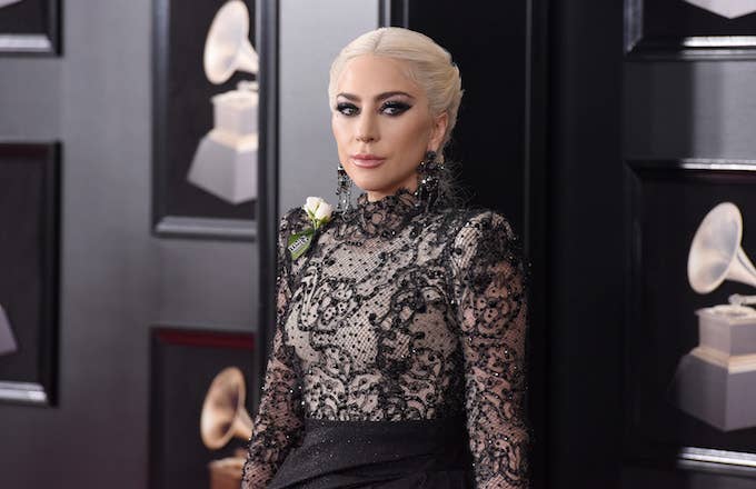 Lady Gaga attends the 60th Annual GRAMMY Awards/