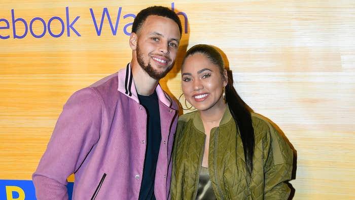 Stephen Curry and Ayesha Curry attend the &quot;Stephen Vs The Game&quot; Facebook Watch Preview.
