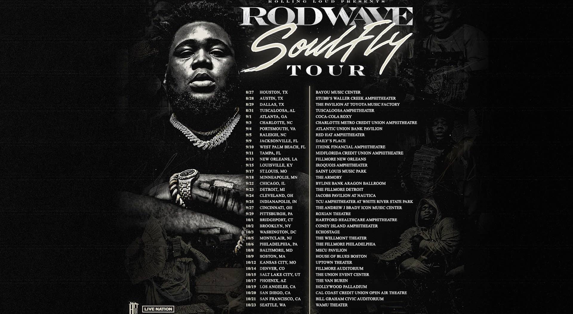 Rod Wave Announces Fall Tour, Kicking Off Rolling Loud's New Concert