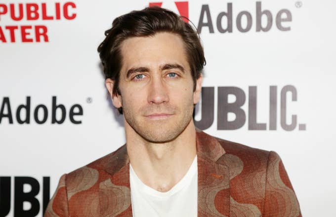 Jake Gyllenhaal poses at the opening night after party
