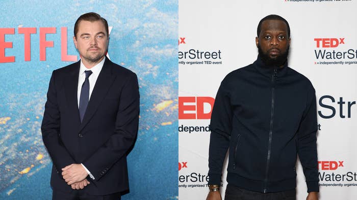 Actor Leonardo DiCaprio attends Netflix&#x27;s &quot;Don&#x27;t Look Up&quot; World Premiere, Pras Michel attends TED x Water Street RESET