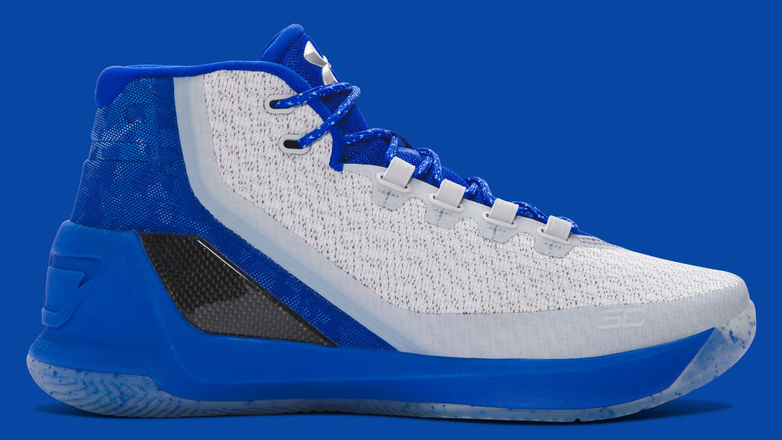 Curry 3 shop blue white