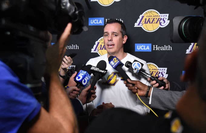 Lakers coach Frank Vogel