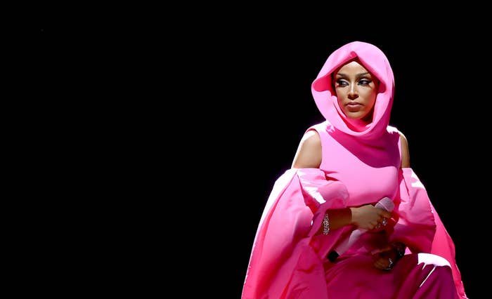 Doja Cat attends Billboard Women in Music 2022 at YouTube Theater