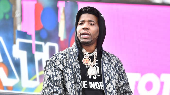 YFN Lucci performs onstage during &quot;Joy To The Polls&quot; pop up concert.