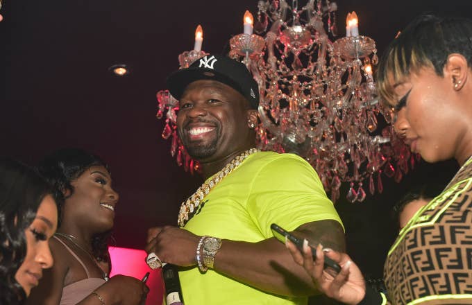 50 Cent attends Compound 15 Year Anniversary Celebration at Compound