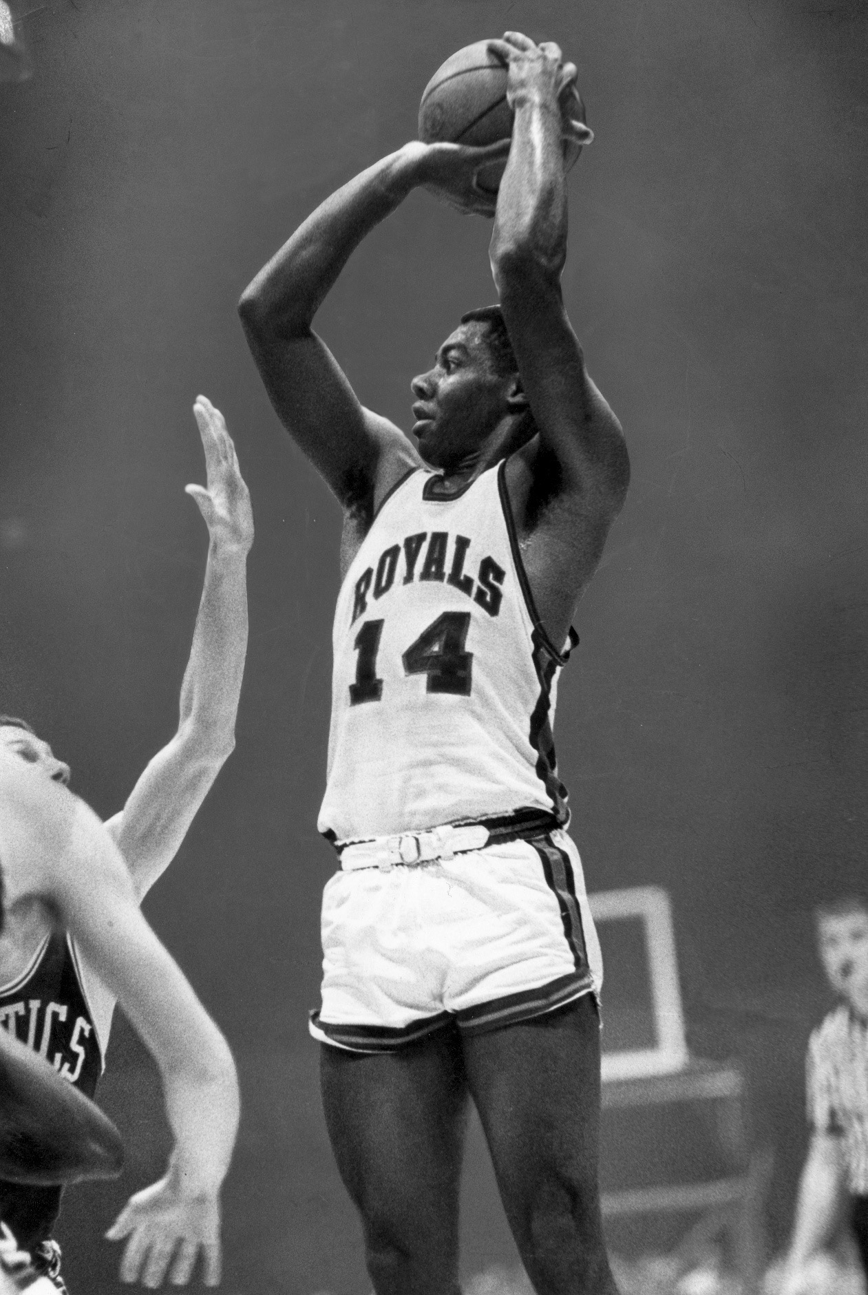 This is a photo of Oscar Robertson in his 1966 season with the Cincinnati Royals.