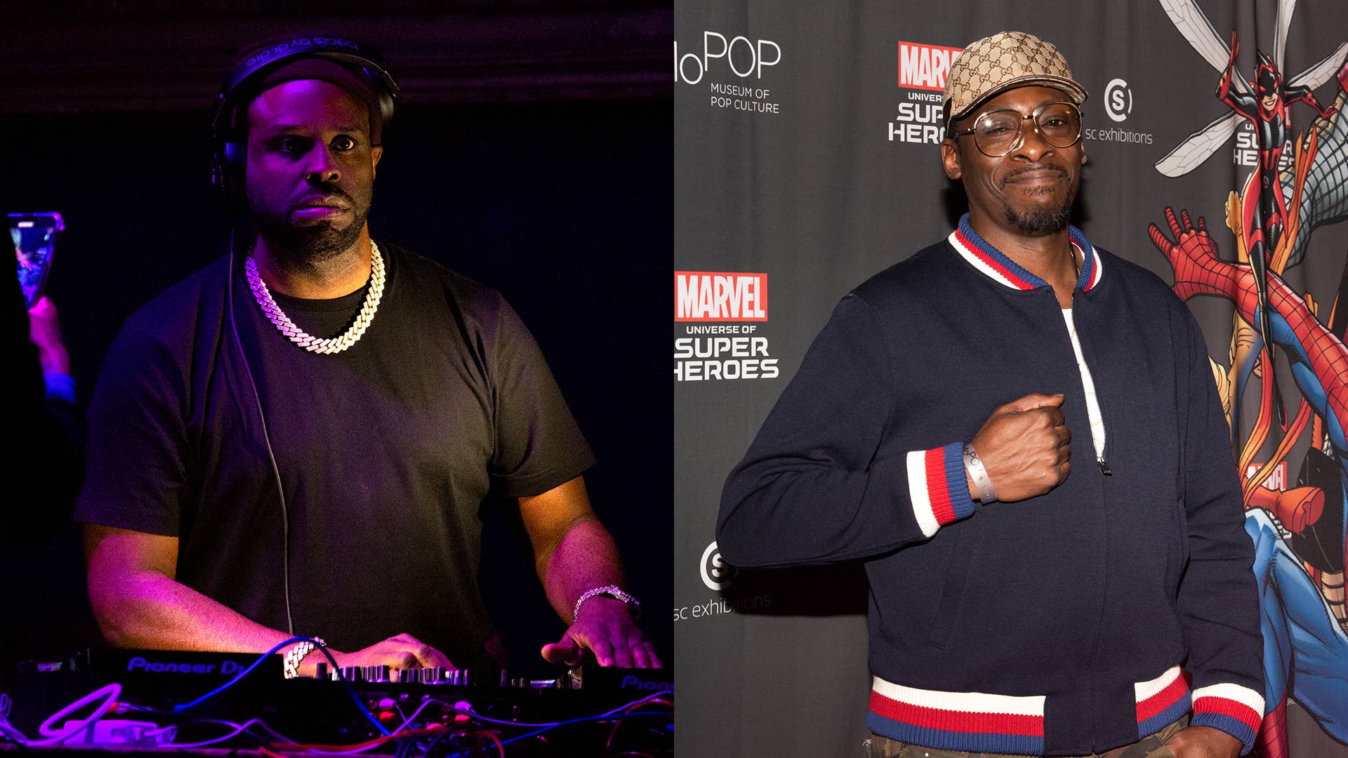 Funk Flex opening for Method Man and Redman in 2021, and Pete Rock at the Marvel MoPop exhibit.