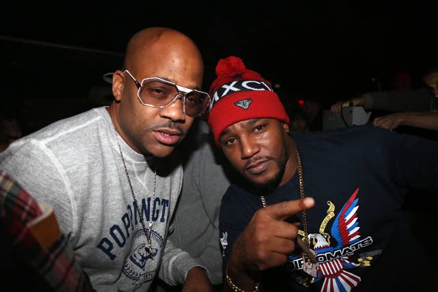 Dame Dash and Cam'ron attend the DipSet U.S.A. x Agenda event