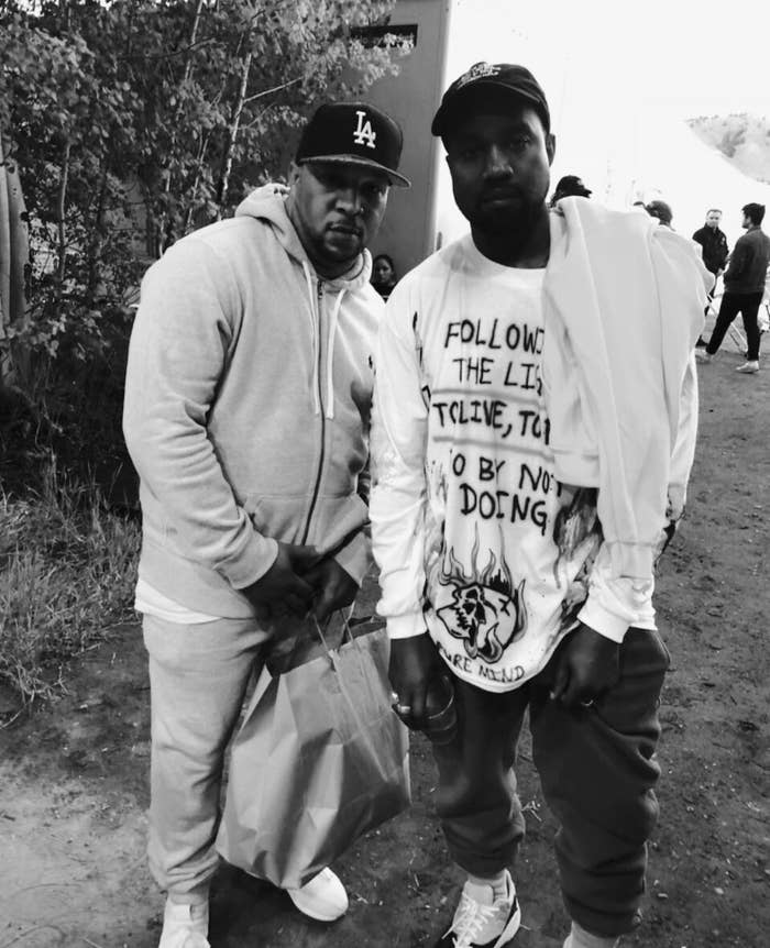 BoogzDaBeast and Kanye West, photo via Boogz