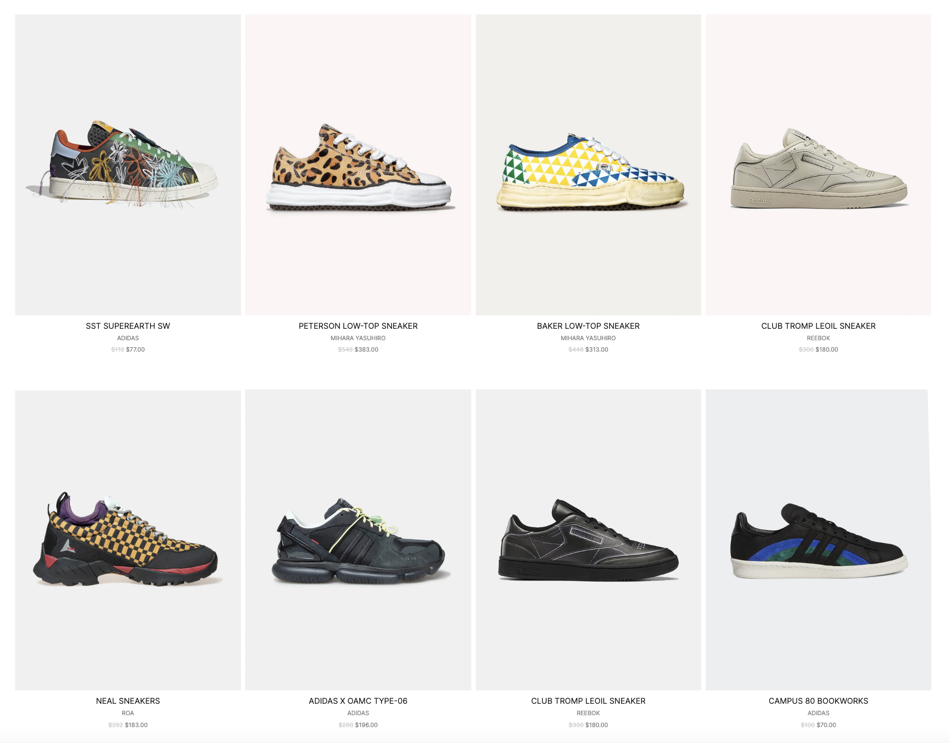 Good online hot sale sneaker stores