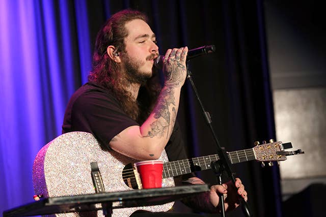 Post Malone performs at Spotlight: Post Malone at The GRAMMY Museum