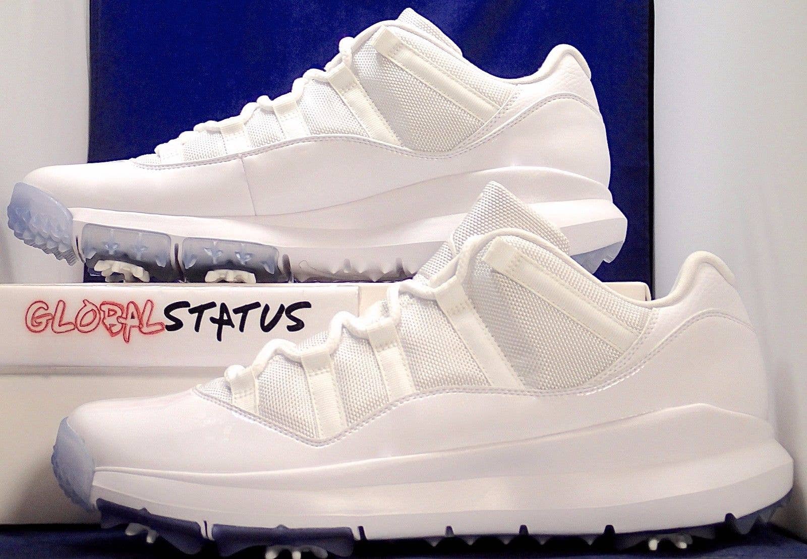Air Jordan 11 Low White Golf Shoes Michael Jordan PE (2)