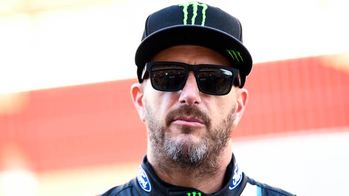 Ken Block is seen at an event