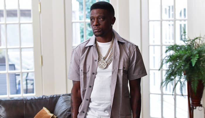 Boosie Badazz on set of his music video in 2020