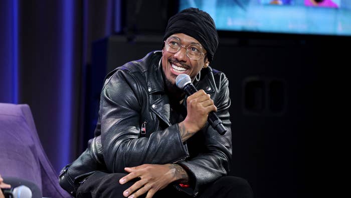 Nick Cannon speaks onstage at Hip Hop &amp; Mental Health: Facing The Stigma Together