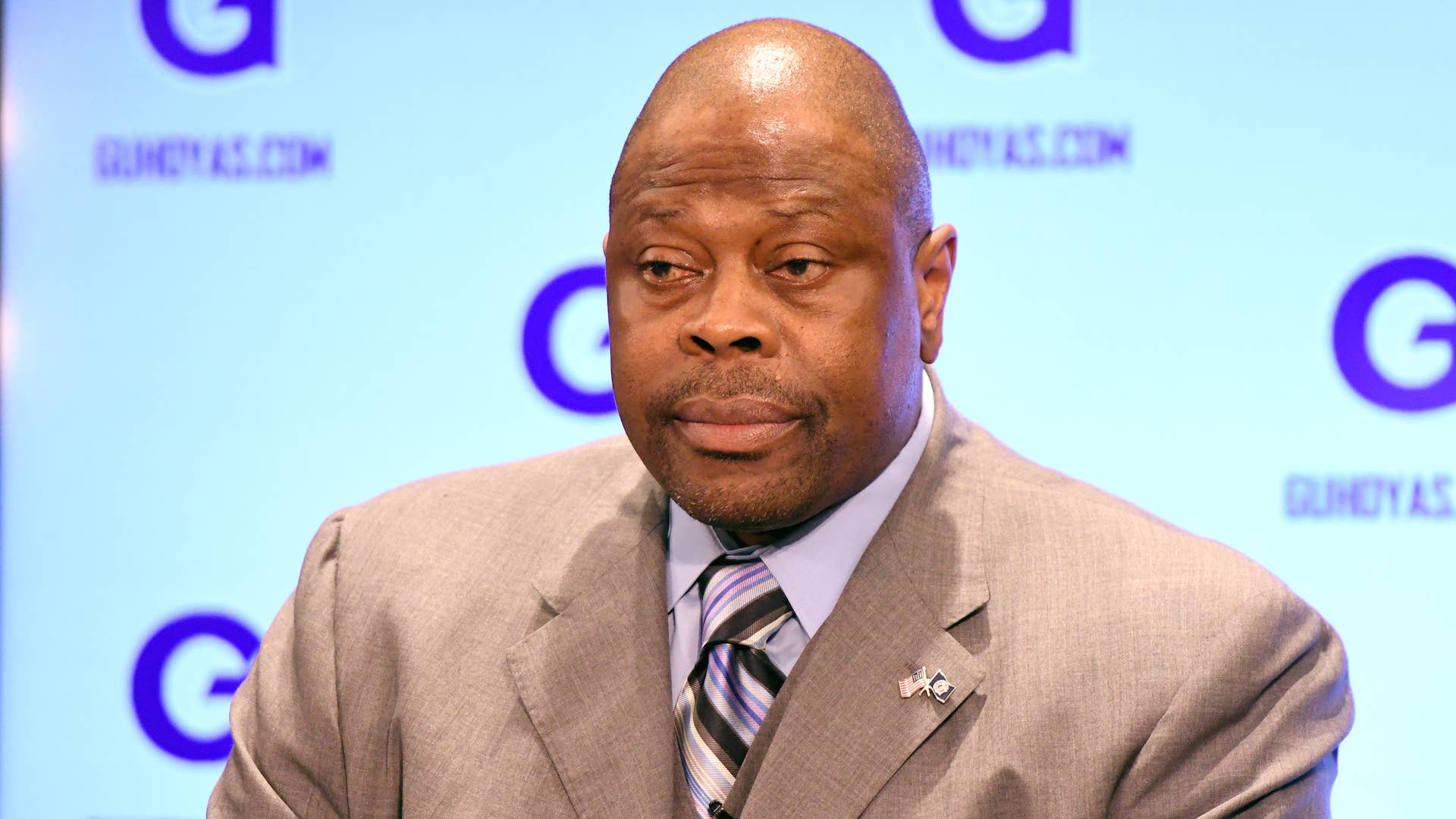 NBA Hall of Famer and former Georgetown Hoyas player Patrick Ewing