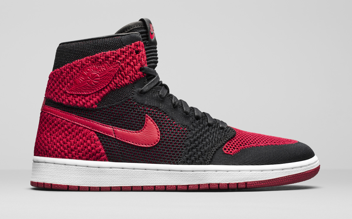 Banned Air Jordan 1 Flyknit 919704 001 Lateral