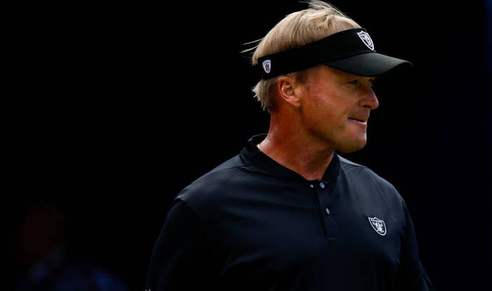 jon gruden raiders football