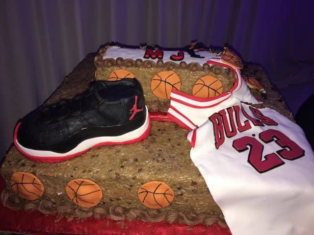 Michael Jordan Air Jordan 11 Cake 54th Birthday