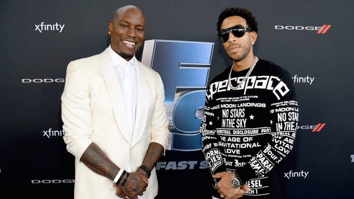Tyrese Gibson and Ludacris attend Universal Pictures Presents The Road To F9 Concert