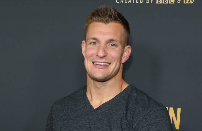 Rob Gronkowski attends HFPA And THR Golden Globe Ambassador Party