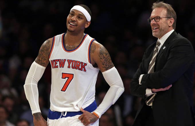 Carmelo Anthony May Be Willing to Waive No Trade Clause If Knicks Don&#x27;t Right the Ship This Summer