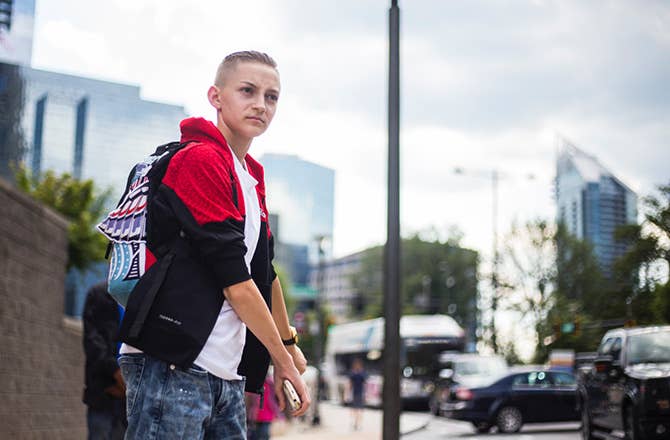 This is a photo of Backpack Kid.