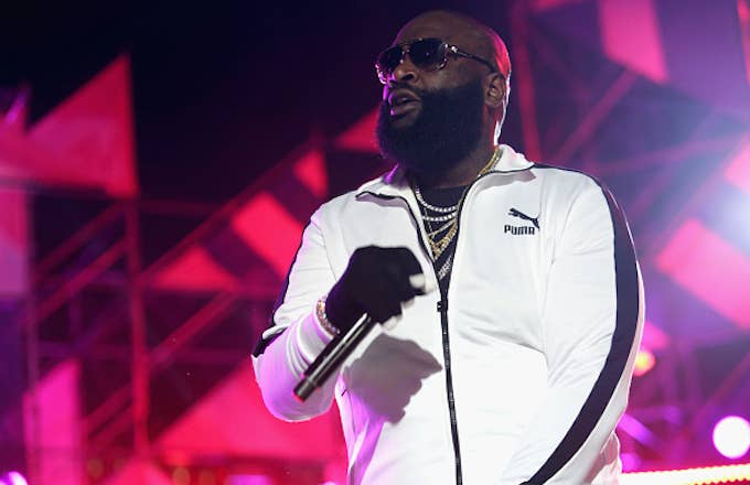 Rick Ross performs onstage at MTV Woodies