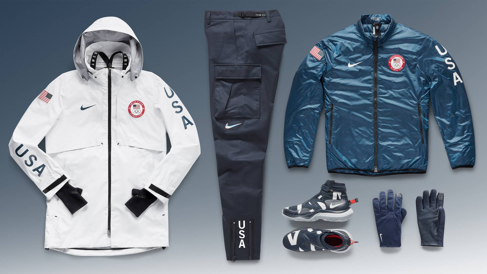 Grammatica Psychiatrie Carry Nike's Team USA Medal Stand Apparel for the 2018 Winter Olympics | Complex