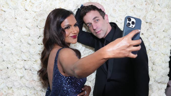 Mindy Kaling and BJ Novak are pictured together