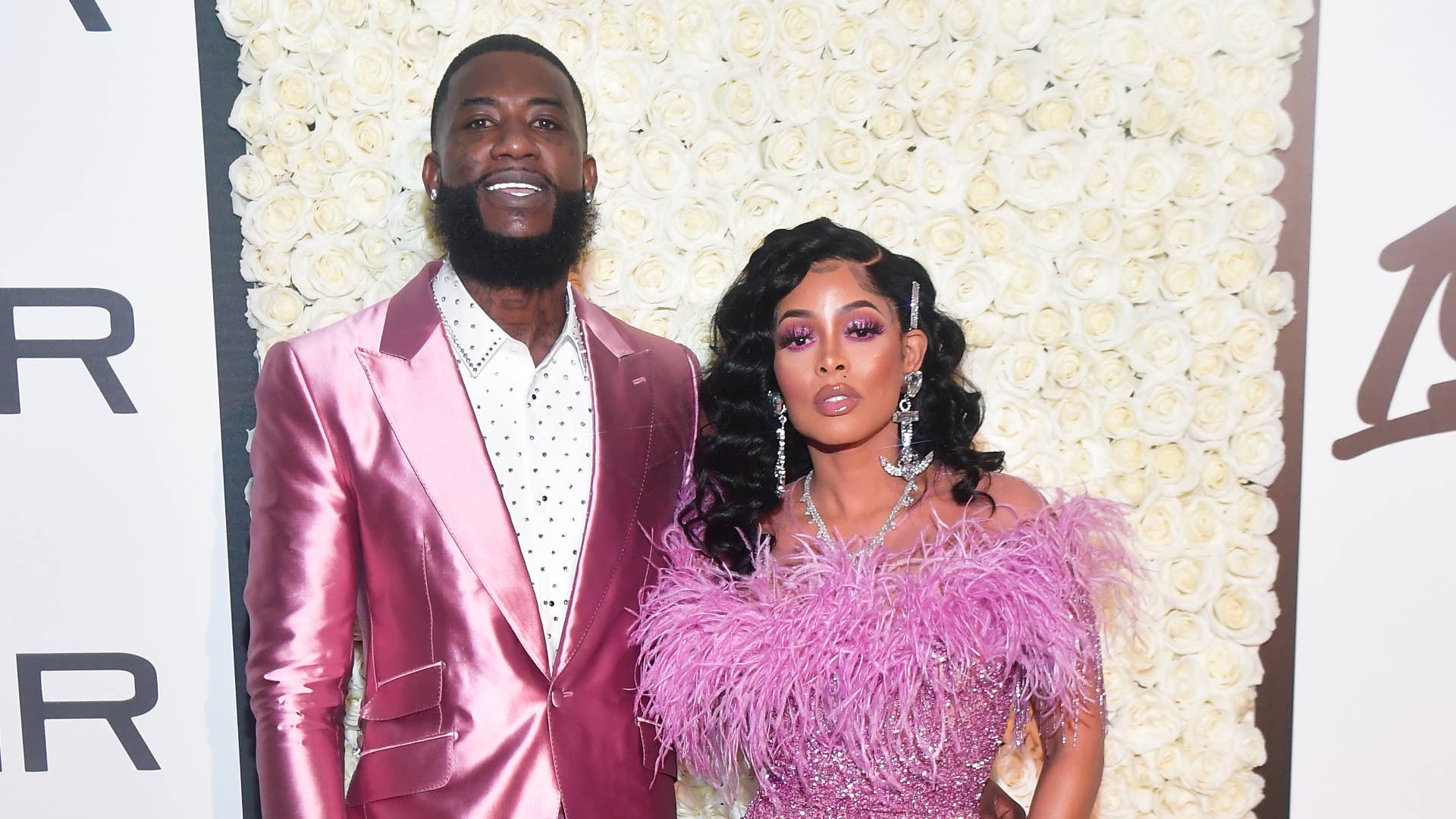 Gucci Mane and Keyshia Ka'oir attend Gucci Mane Black Tie Gala.