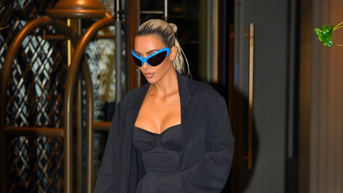 Kim Kardashian is seen on September 20, 2022 in New York City