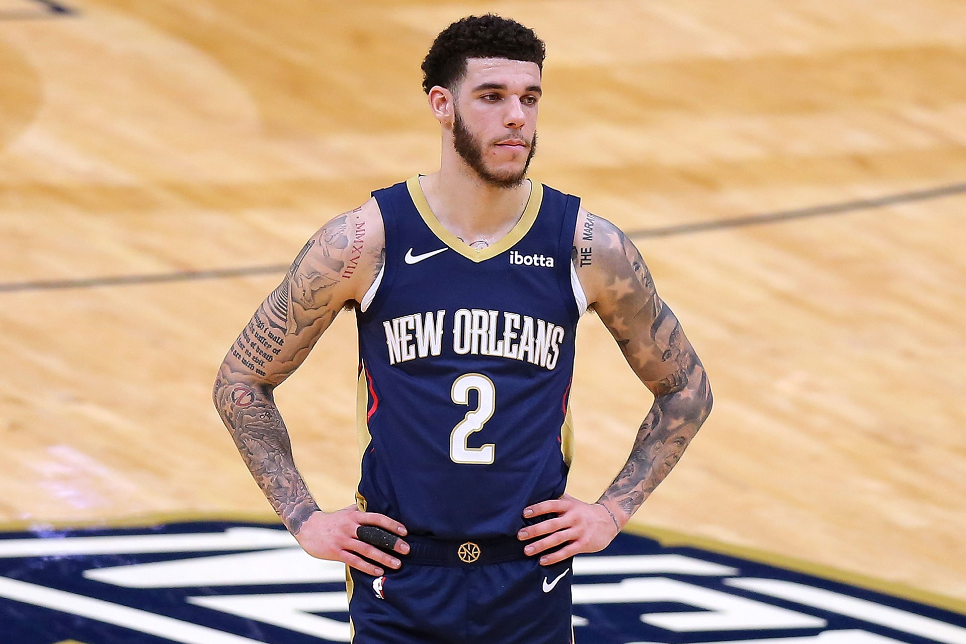 Lonzo Ball for the New Orleans Pelicans