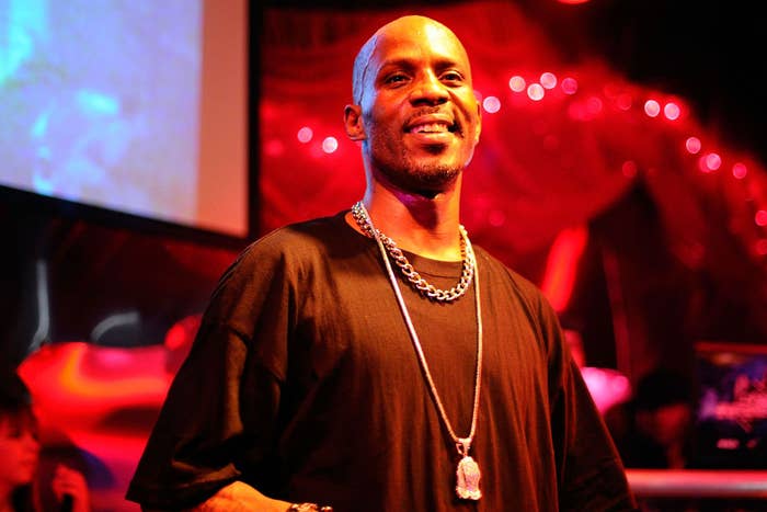 DMX on stage performing