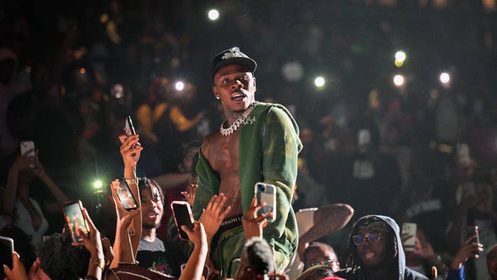 Rapper DaBaby performs onstage at Spring Music fest at State Farm Arena on May 13, 2022