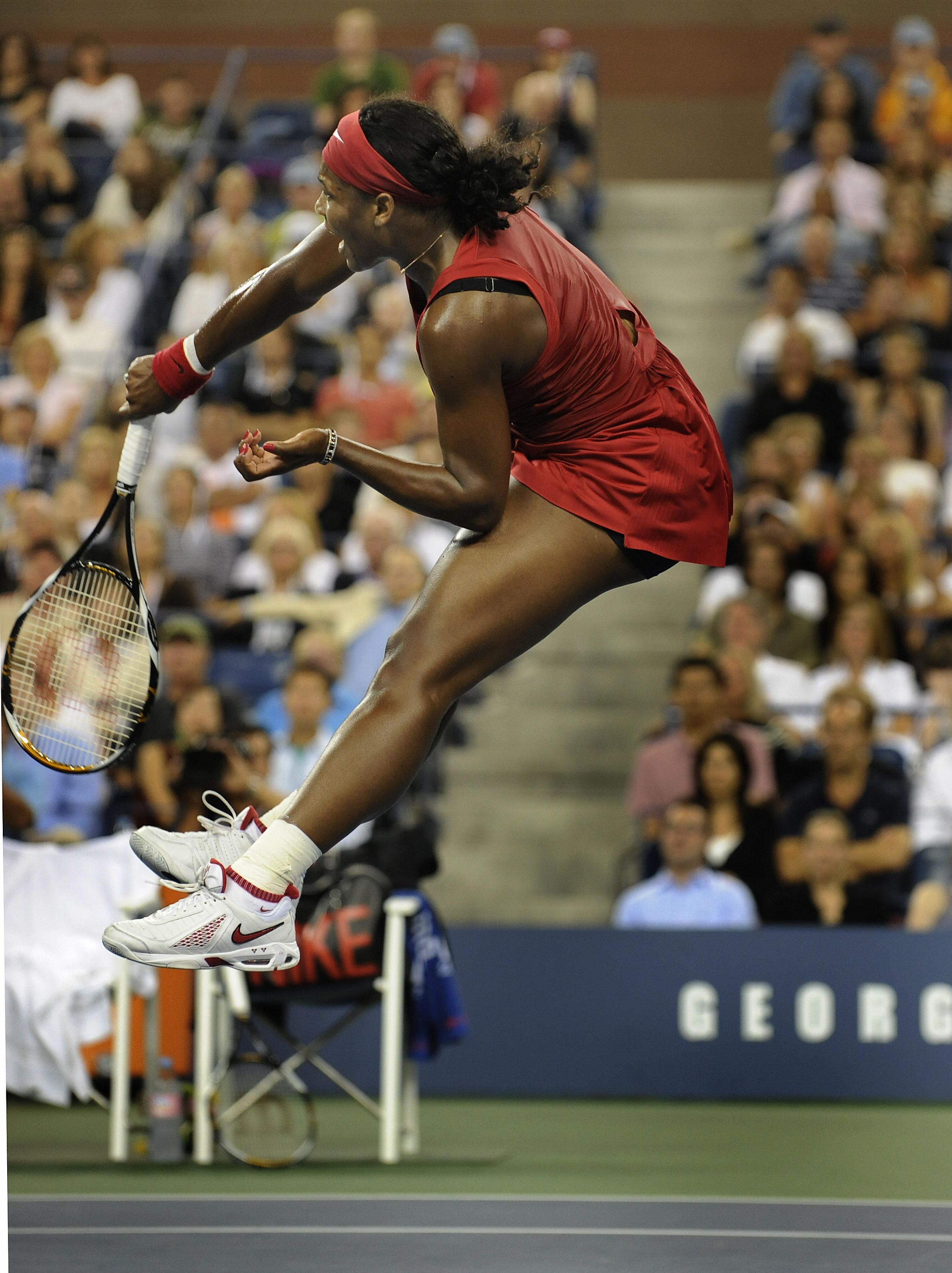 Serena Williams Wins the 2008 U.S. Open in the Nike Air Max Smash