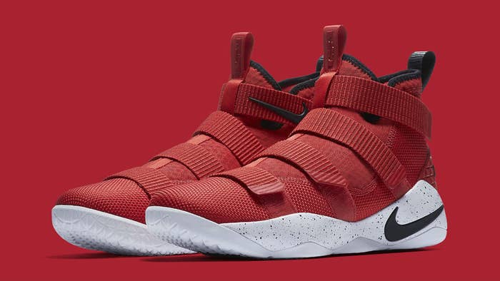 Nike LeBron Soldier 11 University Red Release Date Main 897644 601
